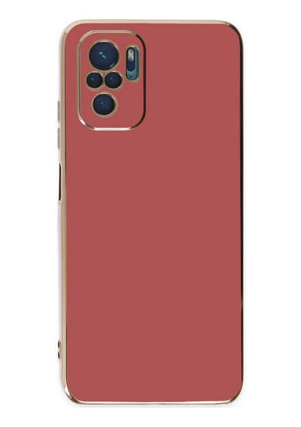 Xiaomi Redmi Note 10S Kılıf Volet Silikon - Kırmızı 300099