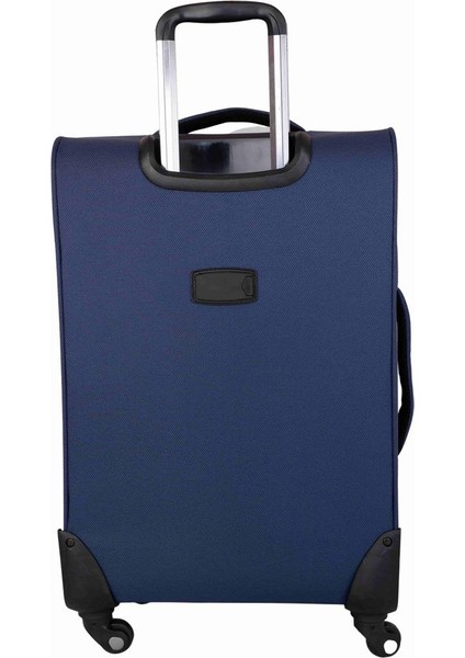 Ultra Hafif Körüklü Kumaş Büyük Boy Valiz Lacivert indirimleri