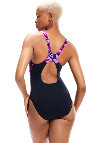 Speedo Hyperboom Spl Msbk Af Lacivert Kadın Mayo modelleri
