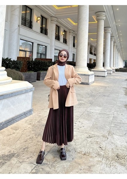 Piliseli Tesettür Etek