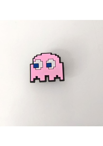Terlik Ayakkabı Sandalet Tokası Pac Man Pinky 1 Adet Silikon Kız Erkek Aksesuar Hediye modelleri