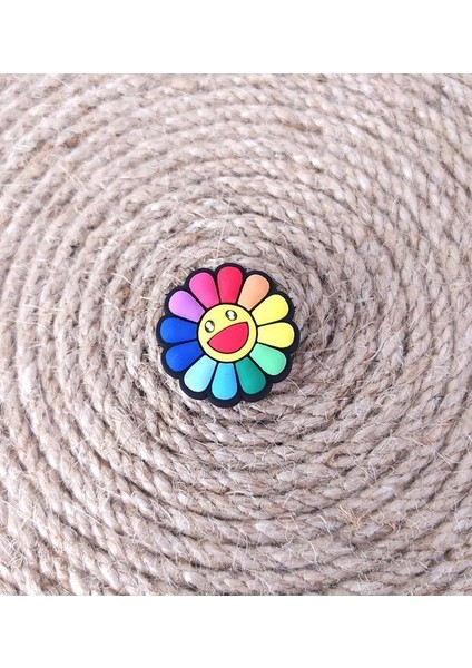 Terlik Ayakkabı Sandalet Tokası Çiçek 1 Adet Silikon Kız Erkek Aksesuar Hediye fiyatları