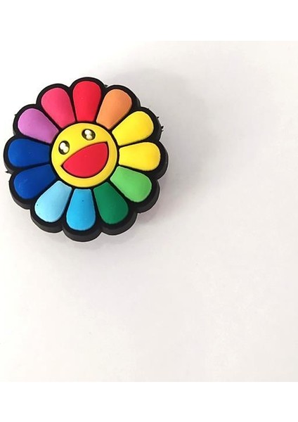 Terlik Ayakkabı Sandalet Tokası Çiçek 1 Adet Silikon Kız Erkek Aksesuar Hediye modelleri