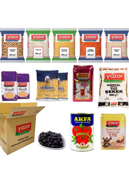 Ramazan Paket 12 Parça 16,5 Kg.