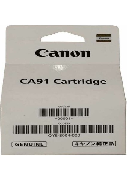 CA91-QY6-8002 Siyah Orjinal Baskı Kafası / Pixma G1400 / G2400 / G3400