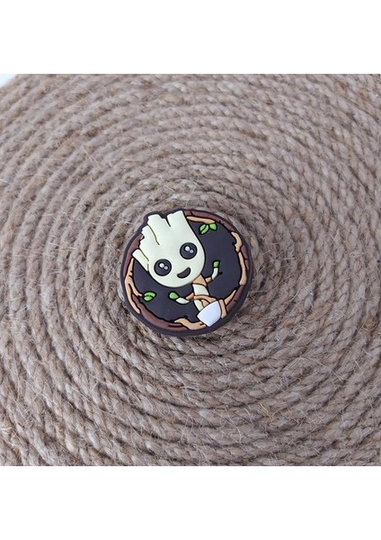 Terlik Ayakkabı Sandalet Tokası Groot 1 Adet Silikon Kız Erkek Aksesuar Hediye fiyatları