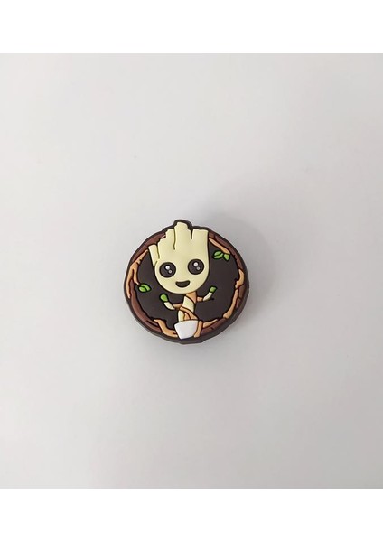 Terlik Ayakkabı Sandalet Tokası Groot 1 Adet Silikon Kız Erkek Aksesuar Hediye modelleri