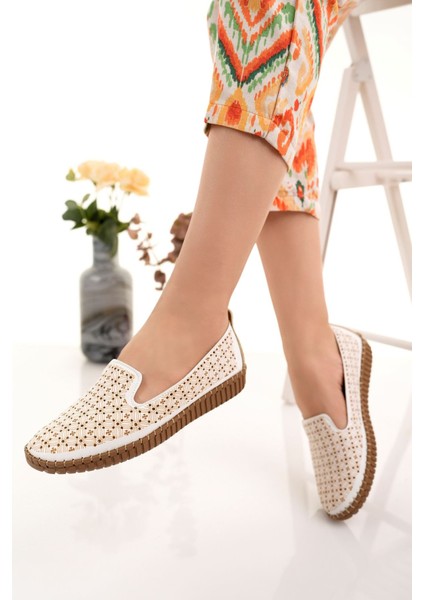 Ortopedik Ped Lazerli Beyaz Kadın Ayakkabı fiyatları