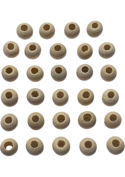 Ahşap Boncuk Yuvarlak Top BNCAH01 fırsatları