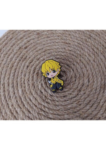 Terlik Ayakkabı Sandalet Tokası Zenitsu Agatsuma 1 Adet Silikon Kız Erkek Aksesuar Hediye fiyatları