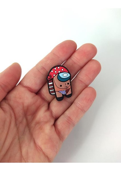 Terlik Ayakkabı Sandalet Tokası Among Us 1 Adet Silikon Kız Erkek Aksesuar Hediye