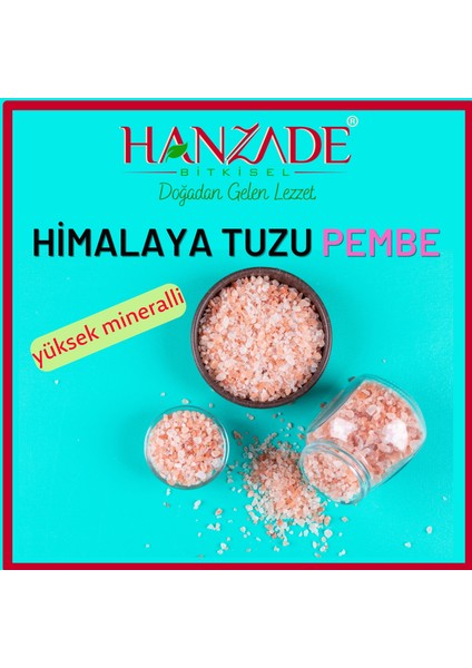 Pembe Himalaya Tuzu Granül Tane 500 gr