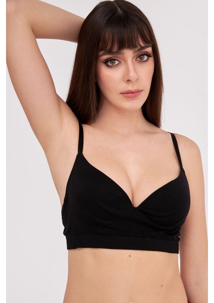 Ip Askılı Pedli Sütyen