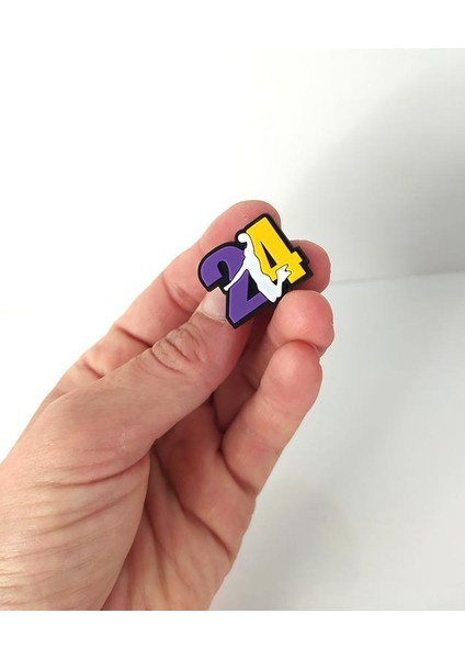 Terlik Ayakkabı Sandalet Tokası Basketball 1 Adet Silikon Kız Erkek Aksesuar Hediye