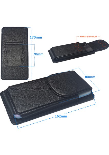 Xiaomi Mi 9 Kılıf Kemer Kılıfı Kemere Takılan Kemer Kılıfı