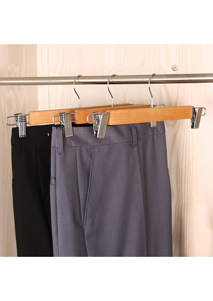 5 Adet Mandallı Etek Askısı Tutmalı Ahşap Askı Elbise Askısı 1. Kalite Ahşap Pantolon Askı Etek Askı indirimleri