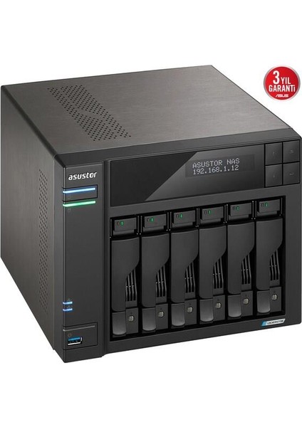 AS6706T 6 Yuvalı 8gb Ddr4 Nas Depolama Üni