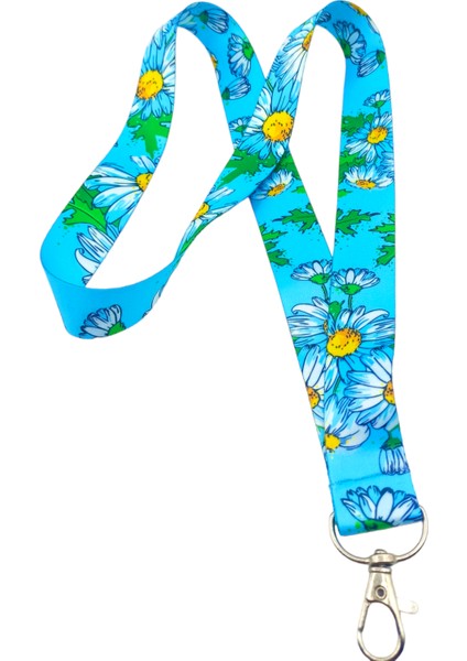 Ciccibiccishop Kır Papatyaları 25 Mm(Geniş) Boyun Askı Ipi