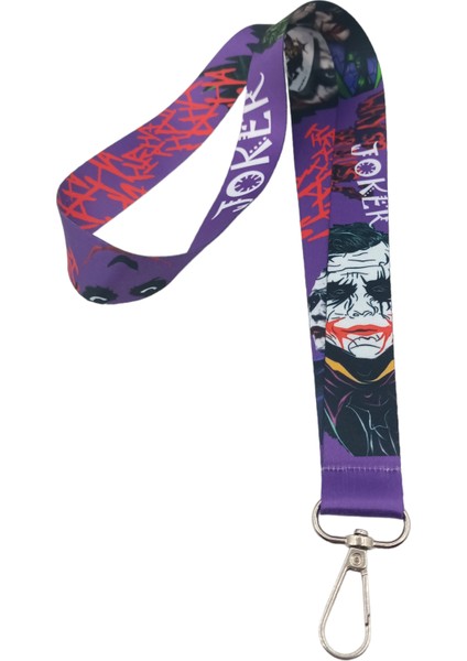 Ciccibiccishop Joker 25 Mm(Geniş) Boyun Askı Ipi