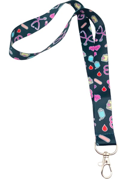 Ciccibiccishop Sağlıkçı Sembol 25 Mm(Geniş) Boyun Askı Ipi