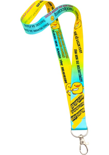 Ciccibiccishop Katil Civciv 25 Mm(Geniş) Boyun Askı Ipi