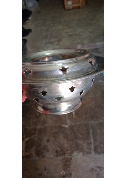 Bakır Otantik Oyma Nakışlı Osmanlı Ocaklı Çaydanlık modelleri