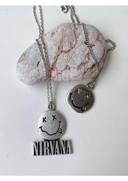 Nirvana Kolye Rock 2li Bff Best Friends Zincir Kolye PYTKZNBFKL15