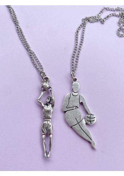 Basketbol Kolye 2li Bff Best Friends Zincir Kolye PYTKZNBFKL18