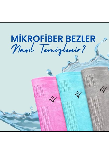 9 Adet Mikrofiber Temizlik Bezi 40X60 CM (3 PAKET X 3'LÜ)