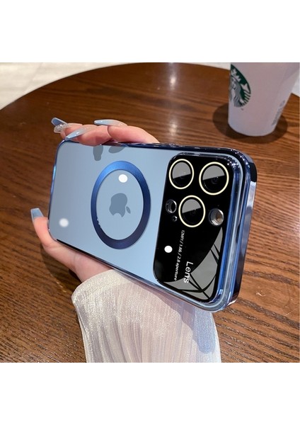 Apple Iphone 13 Promax Kamera Lens Korumalı Yeni Magsafe Kılıf Lux Tasarım