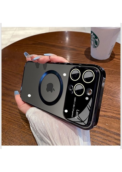 Apple Iphone 13 Pro Kamera Lens Korumalı Yeni Magsafe Kılıf Lux Tasarım