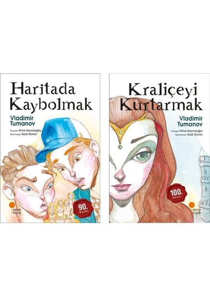 Kraliçeyi Kurtarmak - Haritada Kaybolmak - Vladimir Tumanov 2 Kitap Set