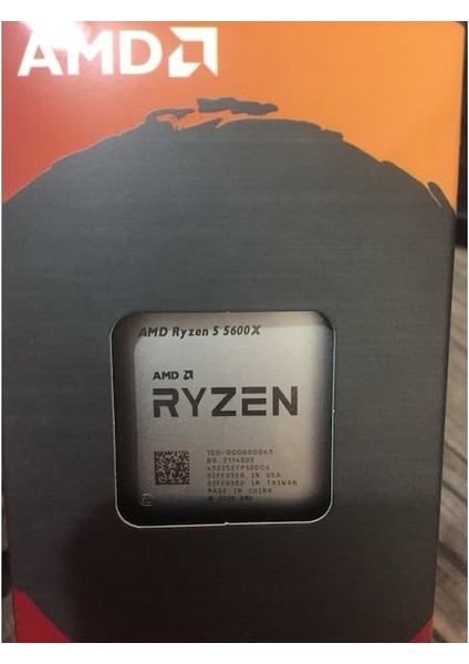 Ryzen 5 5600X 3,7 GHz 32 MB Cache AM4 İşlemci