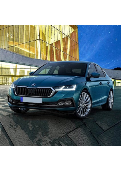 Skoda Octavia 4 2021-2025 Tekerlek Bijon Kapağı Gri 5 Adet 1Z0601173