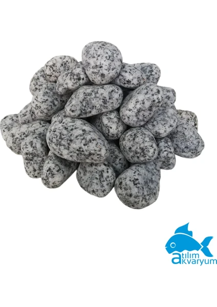 Atılım Akvaryum Granit Çakıl Taşı Akvaryum Taşları 2-3cm