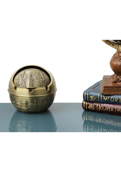 Lüks Yöresel Motifli Döküm Küllük Kül Tablası Para Anahtar Yuvası Biblo Hediyelik Dekoratif Ürün 11