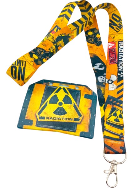 Ciccibicci Shop Radyoloji Boyun Askı İpi Ve Silikon Yatay Kart Tutucu