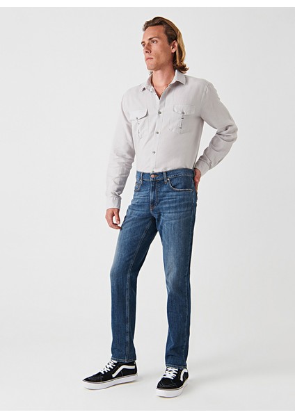 Regular Fit Gri Düz Erkek Gömlek DTEGM06_DENIM Trip Regular Fit Gri fiyatları
