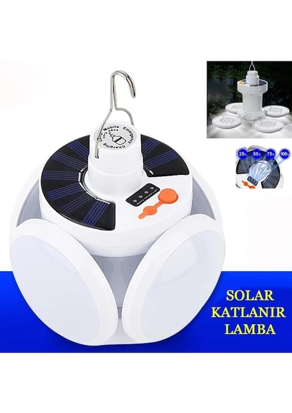 Solar 5 Kanatlı Kamp Lambası