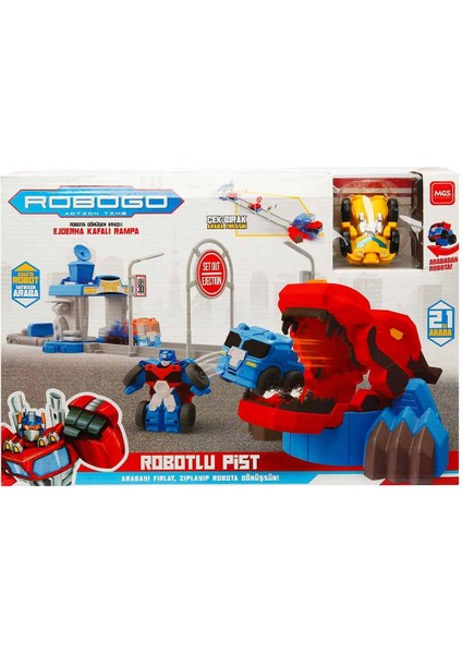 Robogo Action Time Robotlu Pist - Sarı Robot