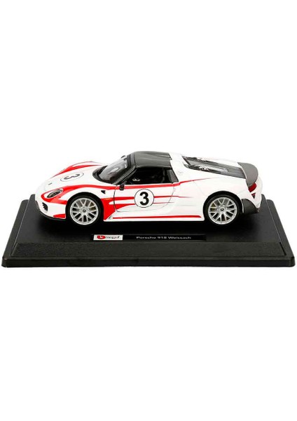 1:24 Porsche 918 Spyder Model Araba 18-28009
