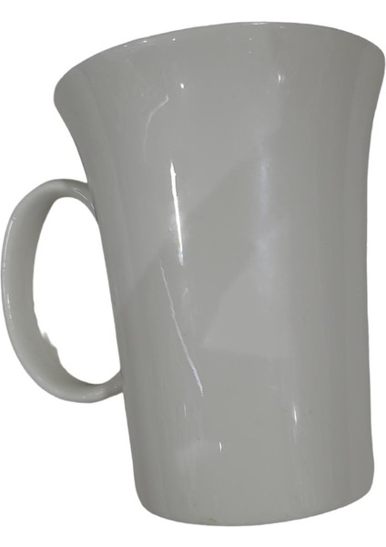 Wilmax England İngiliz Mug Beyaz Kupa Porselen Tekli 350 ml
