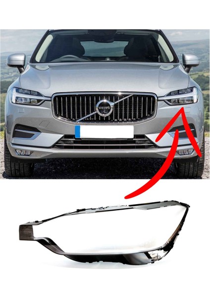Volvo XC60 Ledli Far Camı 2018 2023 Sol LED Far fiyatları