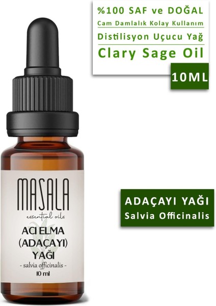 Huzur Verici Aromaterapi Seti - Peaceful Aromatherapy Kit (Nane 10 ml -Adaçayı 10 ml - Lavanta 10 ml -Paçuli 5 Ml)