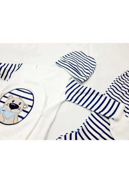 Berkaysun Tekstilden Pamuklu Bebek Hastane Çıkışı 5 Parça modelleri