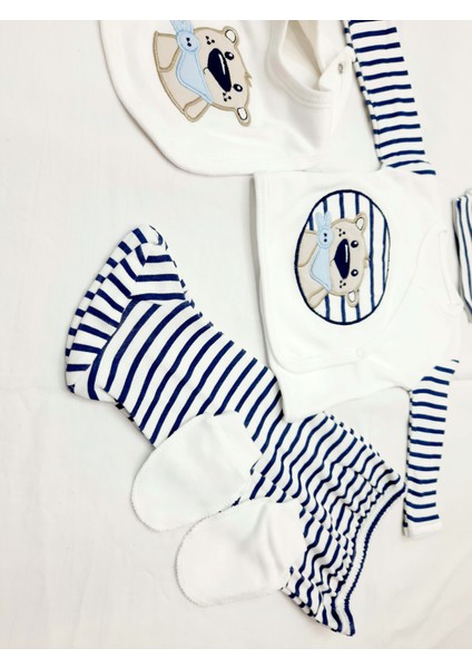 Berkaysun Tekstilden Pamuklu Bebek Hastane Çıkışı 5 Parça fırsatları