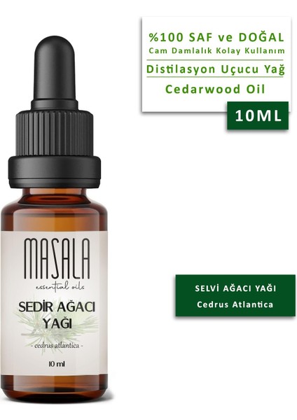 Orman Kokuları Aromaterapi Seti - Forest Scents Aromatherapy Kit (Sedir Ağacı 10 ml -Ladin 10 ml - Selvi Ağacı 10 ml -Palmarosa 10 Ml)