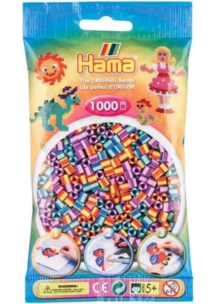 Midi 1.000'LIK-ŞERITLI Boncuk Karışık 3 Renk fiyatları