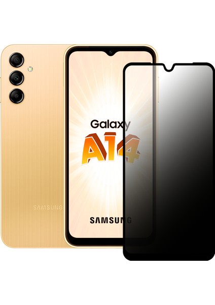 Samsung Galaxy A14 Hayalet Privacy Gizli Seramik Mat Ekran Koruyucu