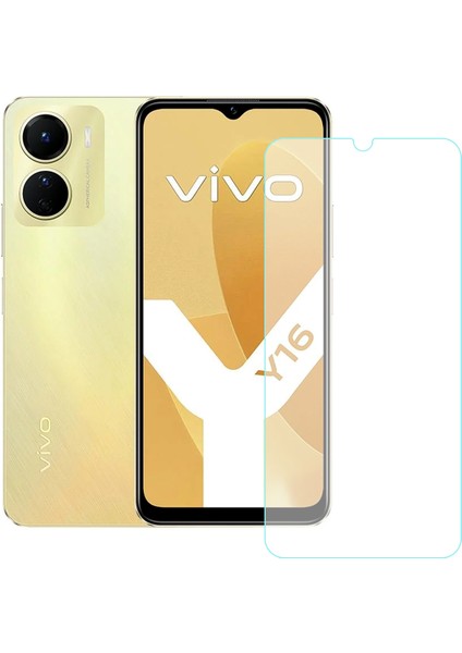 Vivo Y16 Temperli Cam Ekran Koruyucu